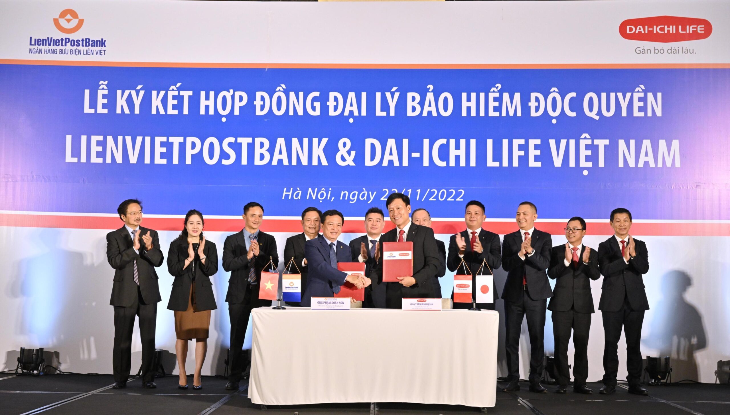 LienVietPostBank ký hợp đồng bảo hiểm 15 năm với Dai-ichi Life Việt Nam