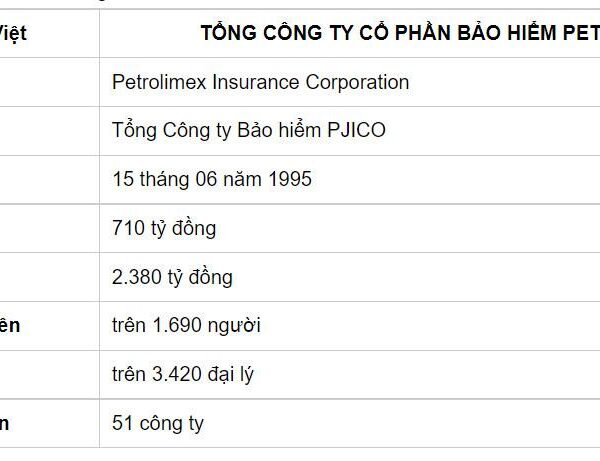 Bảo hiểm sức khoẻ PJICO