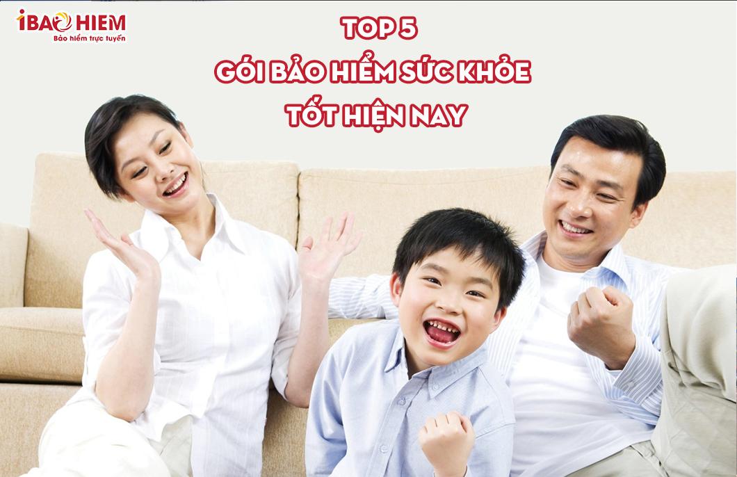 Top 5 gói bảo hiểm sức khỏe tốt nhất hiện nay