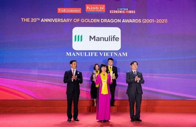Lễ trao giải Rồng vàng dành cho công ty bảo hiểm nhân thọ Manulife